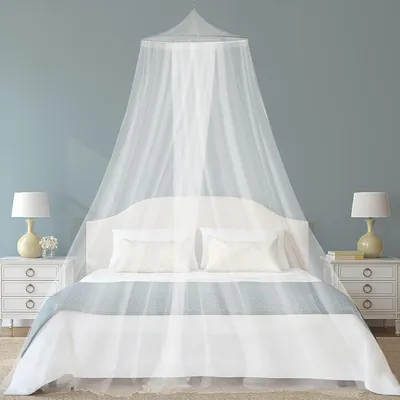 Produktbild von Moskito-Netz, Faltbar für Doppel- und Einzelbett, 0,6m x 2,5m x 10,5m, für Zuhause und Reisen