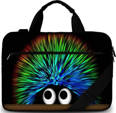 Produktbild von Laptoptasche / Notebooktasche 15 - 15.6 Zoll aus Canvas, Schmutz & wasserabweisend, Igel