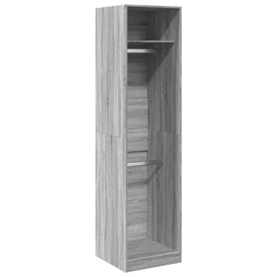 Obrázek produktu pro vidaXL Šatní skříň Grey Sonoma 50x50x200 cm Materiál na bázi dřeva