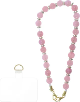 Produktbild von Handyketten, Handyanhänger Perlen, Handyband, Universelle Handyperlen, Rosa