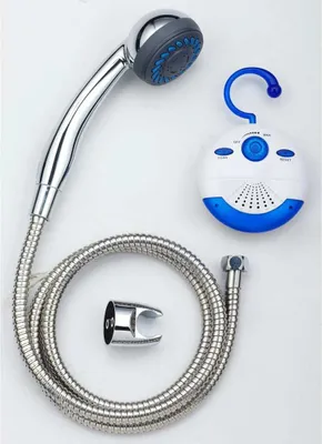 Produktbild von KIRCHHOFF SHOWER&SWING Handbrause Set mit Duschradio, Duschbrause, Duschkopf, Regendusche, Duschkopf mit Schlauch