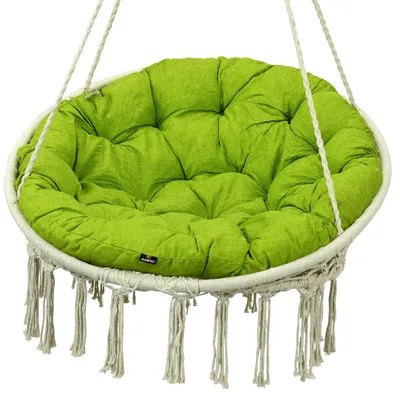 Zdjęcie produktu dla AMPO poduszka na fotel papasan kosz wiszący kokon 130cm