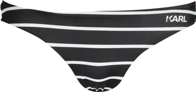 Produktbild von Karl Lagerfeld Beachwear Damen Badehose Schwarz KL22WBT16_NERO_BLACK : Größe - XS Größe: XS