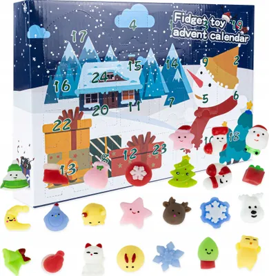 Zdjęcie produktu dla Kalendarz Adwentowy Zabawki Fidget Toys Dla Dzieci