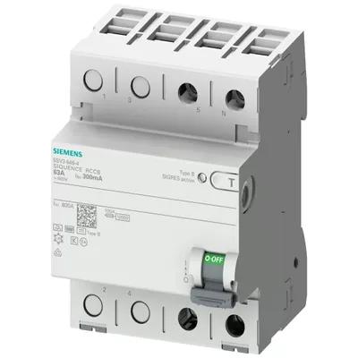 Produktbild von Siemens FI TYP B 63/2 30MA 4TE, 10 A, IP20