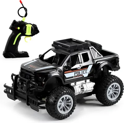 Produktbild von Ferngesteuertes Auto, Gelaendewagen im Massstab 1:18, wiederaufladbares elektrisches Gelaendefahrzeug mit LED-Scheinwerfern, Autospielzeuggeschenke fuer Jungen, Maedchen und Kinder