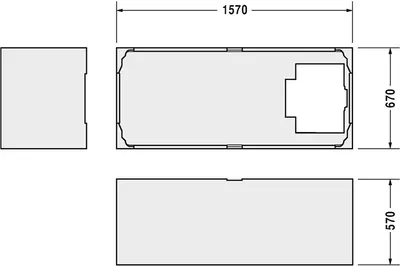 Produktbild von Duravit Duravit Wannenträger f 700333