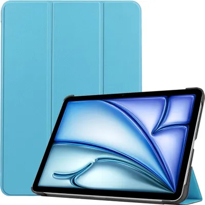 Produktbild von iPad Air 11 (2024/2025/2026) Hülle - Coverup Tri-Fold Ständer Klapphülle mit Schlaf/Wach-Funktion - Hellblau