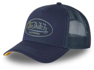 Produktbild von Von Dutch Baseball Cap Classic Rubber navy/yellow