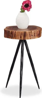 Produktbild von Relaxdays Max Beistelltisch aus Holz 50cm H X 30cm B X 25cm T