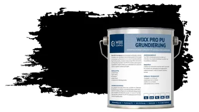 Produktbild von Wixx PRO PolyurethanGrundierung - RAL 9005 | Tiefschwarz - 5L