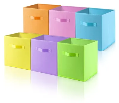Immagine prodotto di Set di 6 scatole pieghevoli in tessuto per l'organizzazione