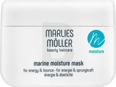 Produktbild von Marlies Möller Marine Moisture Mask 125ml, 125 ml, Frauen, normales Haar, Feuchtigkeitsspendend, Glanz, Verstärkung, Avocadoöl, Topf