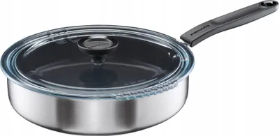 Obrázok produktu pre Fiskars 1072314, Kolo, Soté panvica, Nerezová oceľ, Keramický, 150 °C, Nerezová oceľ