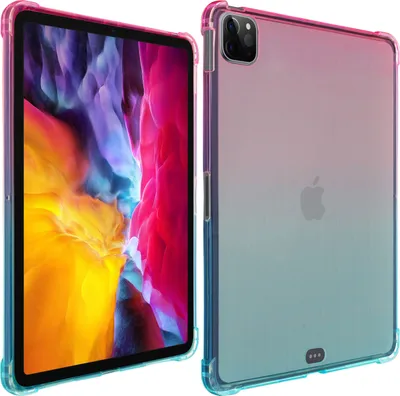 Produktbild von Verstärkte Hülle für iPad Pro 11 / Air 2022 , 2020 – Rosa / Blau