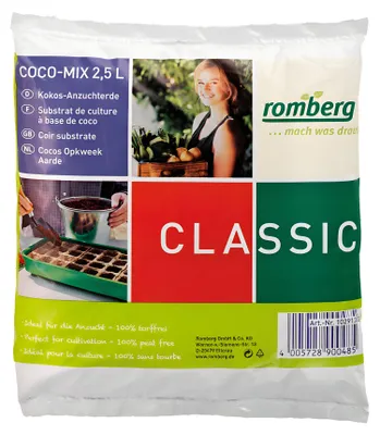 Zdjęcie produktu dla Romberg CLASSIC coco ziemia doniczkowa worek 2,5 litra