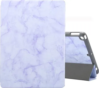 Produktbild von Mobigear Dreifach-Faltetui für iPad 8 (2020) mit Klappmechanismus und Stifthalter – Lila