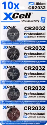 Immagine prodotto di confezione da 50 XCell CR2032 a bottone al litio 3V / 220mAh (confezione 10x5)