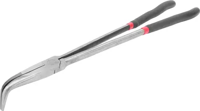 Zdjęcie produktu dla 400mm/16in Szczypce z bardzo długą rękojeścią i zakrzywionymi szczękami 90 stopni Narzędzia naprawcze z zakrzywionym noskiem