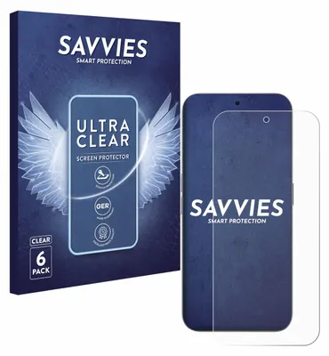 A product shot of a screen protector and its packaging.
