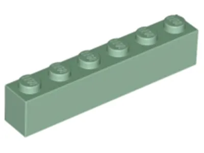 Produktbild von Lego® 1 Stück 3009 Stein Brick 1x6 Part Basic Steine 1 Sandgrün