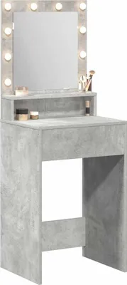 Zdjęcie produktu dla vidaXL Toaletka Betonowa Szara 50 x 41 x 135 cm Materiał drewnopochodny