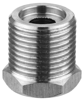 Produktbild von Edelstahl Wasserhahn Adapter 7/16' für 3/8' Schlauch