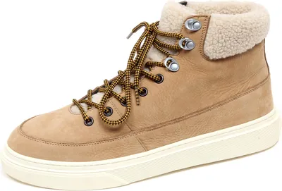 Produktbild von F3868 sneaker uomo beige HOGAN H340 scarpe wildleder/eco fell schuh mann