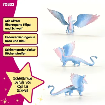 Produktbild von schleich BAYALA Kristalldrache, 5 Jahr(e), Unicorn / Pegasus, Unicorns & Fairies, Mehrfarbig