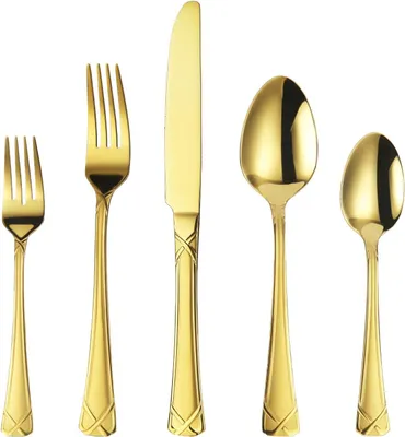 Produktbild von Besteckset 30-teilig, Edelstahl, für 6 Personen, spülmaschinenfest, für Party