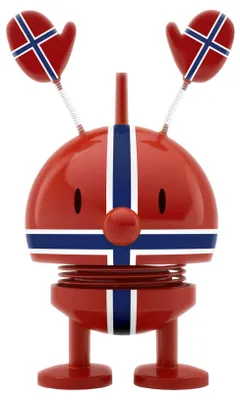 Roligan Norway Figur, 9,5 cm, Rot, Größe S