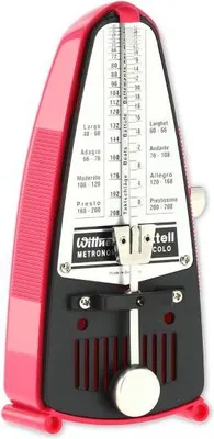Produktbild von Wittner Metronom Taktell Piccolo mechanisch Dunkelrosa