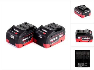 Produktbild von Metabo LiHD 2x Akkupack 18V 8,0Ah ( 625369000 )