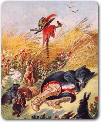Produktbild von Carl Offterdinger Mauspad - Der Gestiefelte Kater (23 x 19 cm)