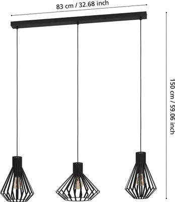 Immagine prodotto di BASIDANO lampada a sospensione 390125 Eglo