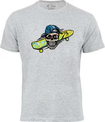 Produktbild von Cotton Prime® T-Shirt Summer Skull M grau