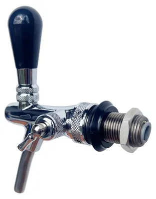 Image de Robinet tireuse a biere, robinet compensateur avec connexion John Guest - longueur du filetage 35mm