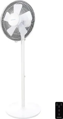 Produktbild von Cecotec 05877, Haushalts-Lamellenlüfter, Weiß, Flur, Tisch, 40 cm, 75°, Tasten