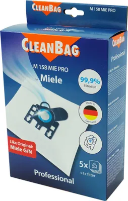 Zdjęcie produktu dla Scanpart CleanBag Stofzak M 158 MIE PRO Miele 5 Stuks