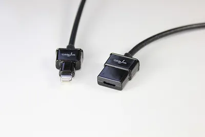 Image de CableJive dockXtender L, 180 cm de câble d'extension pour iPhone & iPad, noir