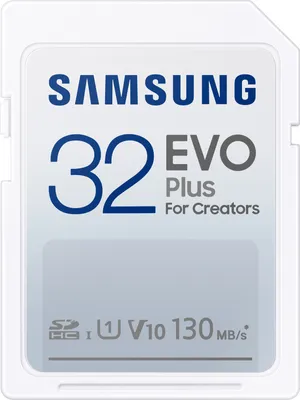 Produktbild von Samsung EVO Plus 32 GB SDXC UHS-I