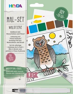Immagine prodotto di Set da colorare "Animali della foresta" | 150×180 mm