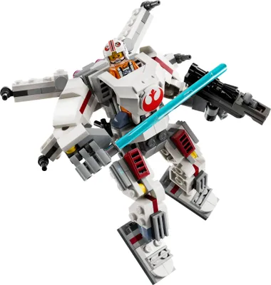 Produktbild von LEGO Star Wars Luke Skywalkers X-Wing Mech, Bauspielzeug aus LEGO Steinen zum Sammeln, Actionabenteuer, Geschenkidee für kreative Jungen und Mädchen ab 6 Jahren 75390