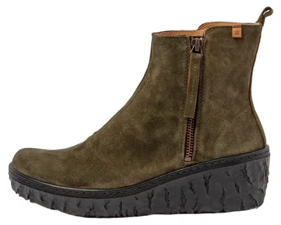 Produktbild von El Naturalista Stiefeletten Damen N5167 SILK SUEDE FOREST / MYTH YGGDRASIL Farbe Grün