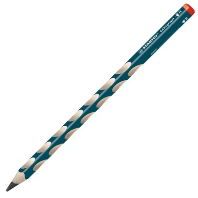Obrázek produktu pro Ergonomická trojhranná tužka pro praváky - STABILO EASYgraph v petrolejové barvě - jednoduchá tužka - tvrdost HB
