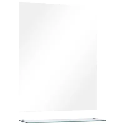Immagine prodotto di vidaXL Specchio da parete con mensola 50×60 cm in vetro temperato