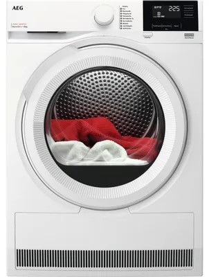 Produktbild von AEG Series 7000 TR7T60680, Freistehend, Frontlader, Wärmepumpe, Weiß, Tasten, Drehregler, Rechts