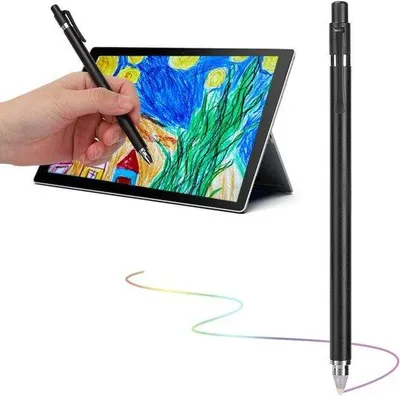 Produktbild von Stylus für Smartphones und Tablets | Hohe Empfindlichkeit | Kapazitive Stift | Schwarz und Weiß