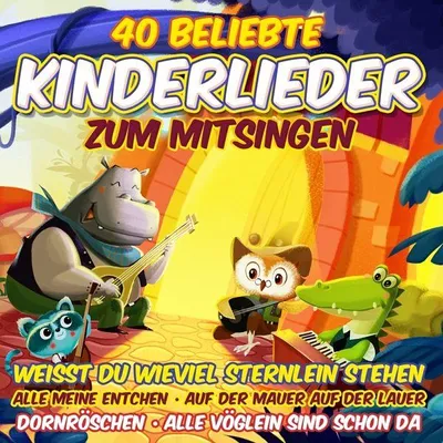 Produktbild von 40 Beliebte Kinderlieder Zum Mitsingen (2CDs)