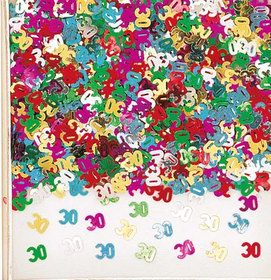 Produktbild von amscan Konfetti 30 mehrfarbig 14 g